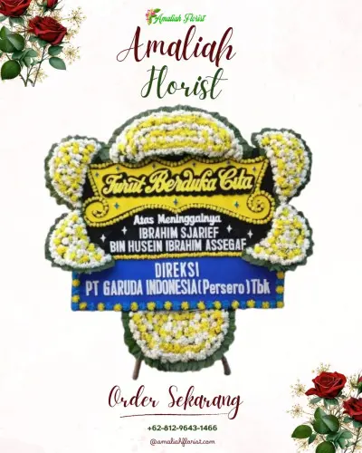 Papan Bunga Duka di Sukahayu
